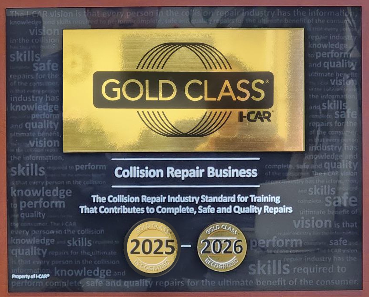 I-CAR Gold Class Certified Collision Repair