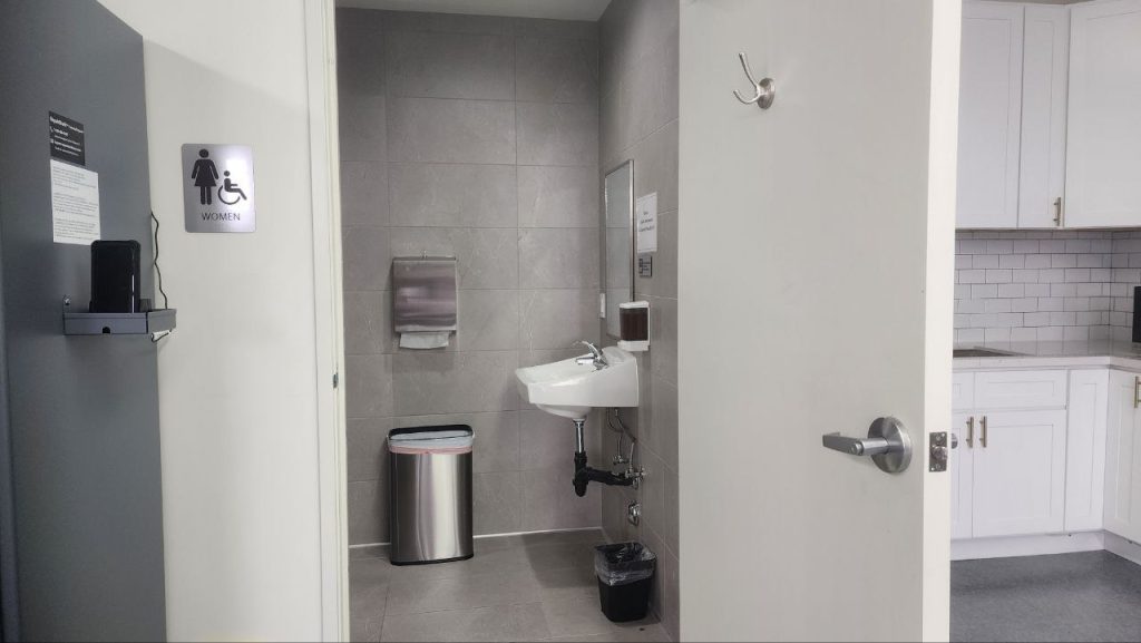 all collision center restroom