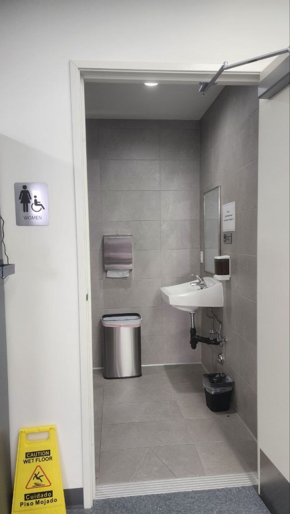 all collision center restroom